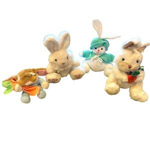 Easter Bunny Cuties Set Stuffed Animals, Like New Condition